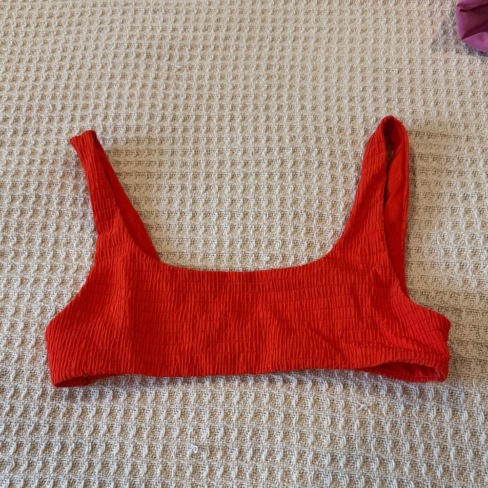 Triangl Swimwear Red Crop Top